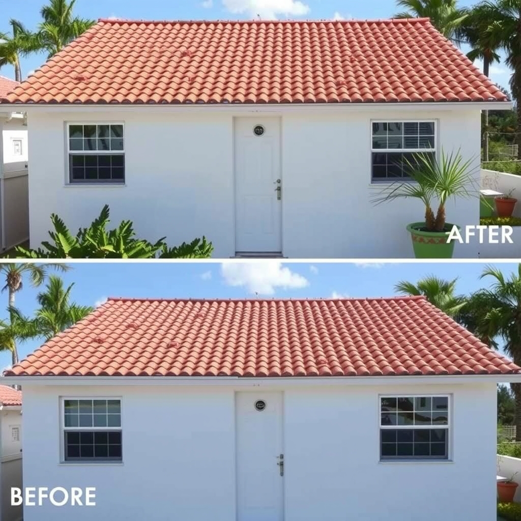 Same house, full tile restoration completed